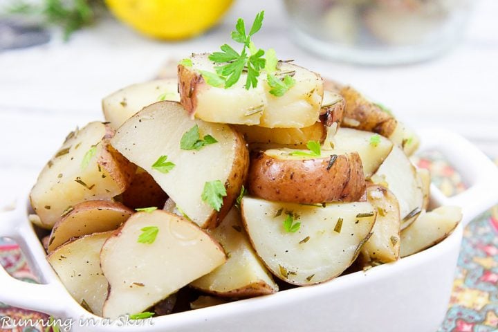 Crock Pot Rosemary Potatoes - Only 5 Ingredients!