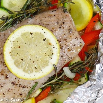 Baked Fish in Foil Packets - 30 Minute Meal « Running in a Skirt