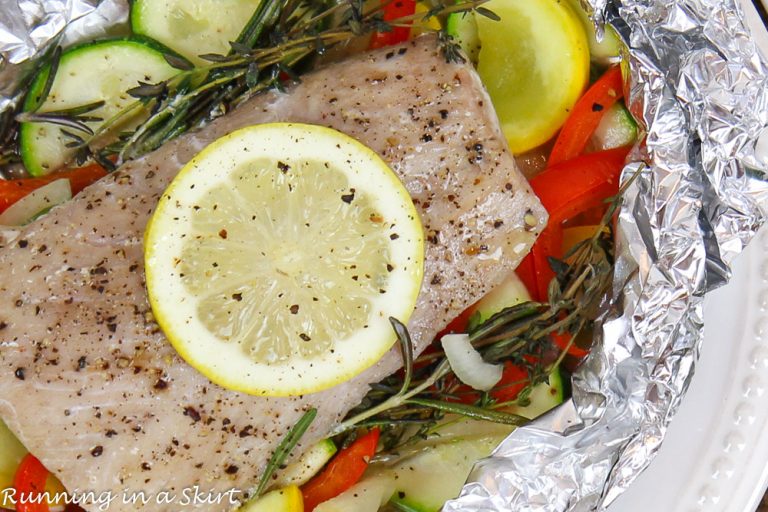 Baked Fish in Foil Packets - 30 Minute Meal « Running in a Skirt