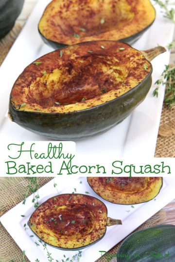 Healthy Baked Acorn Squash Recipe « Running in a Skirt