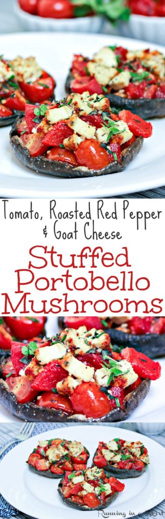 Goat Cheese Stuffed Portobello Mushrooms