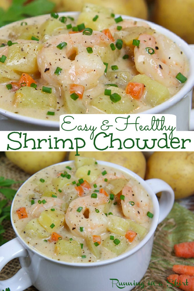 Shrimp Chowder Recipe - Light & Healthy « Running in a Skirt