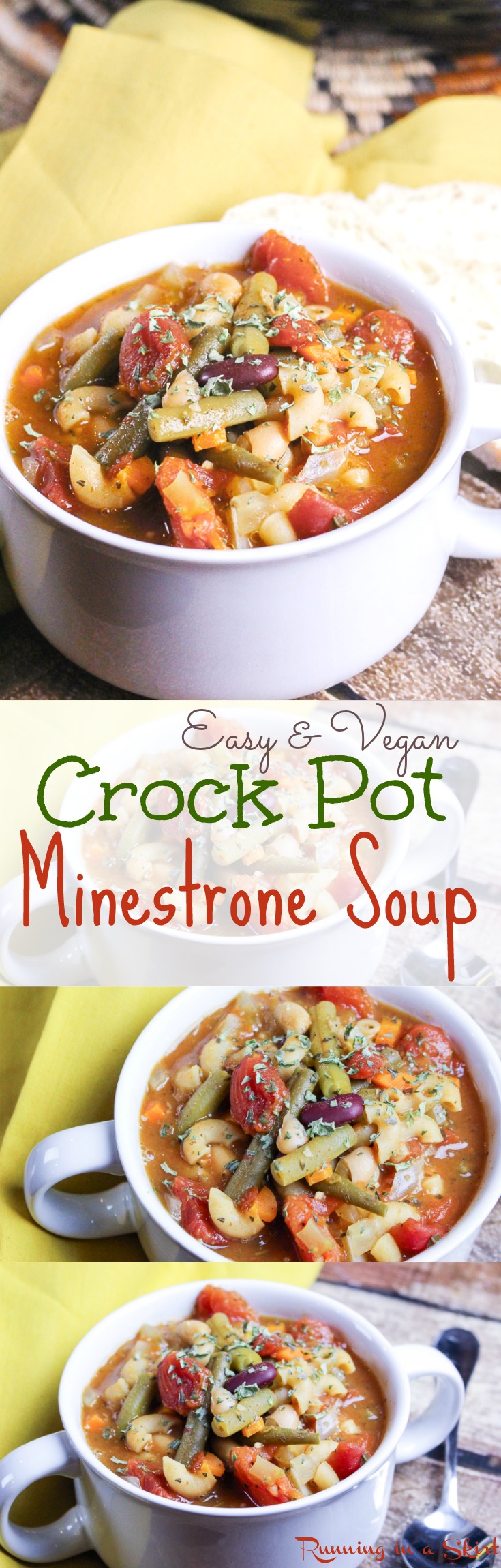 Easy Crock Pot Minestrone Soup recipe