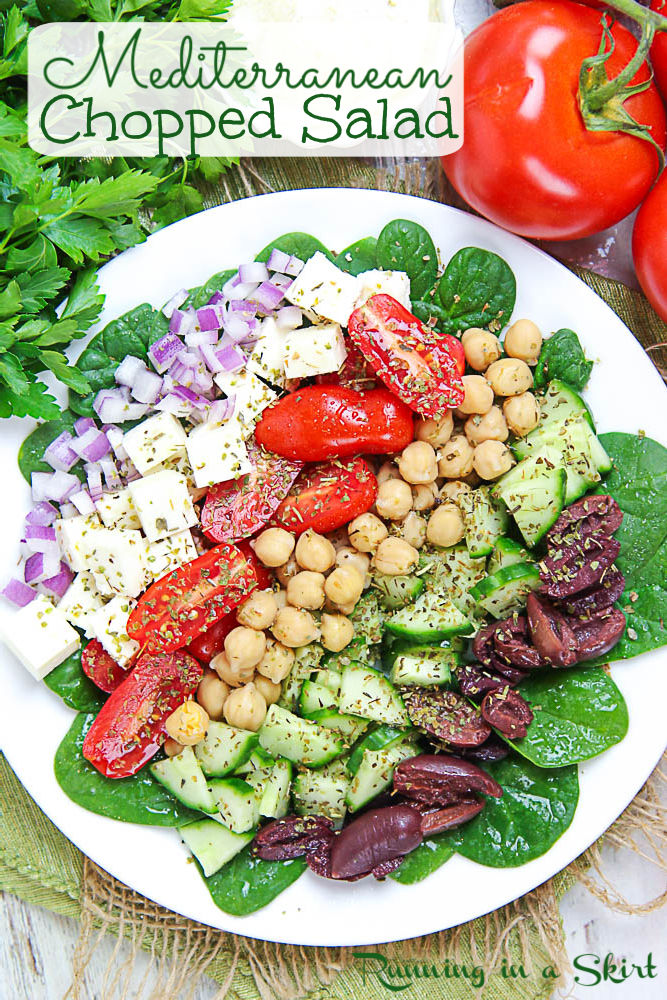 Mediterranean Chopped Salad - FeelGoodFoodie