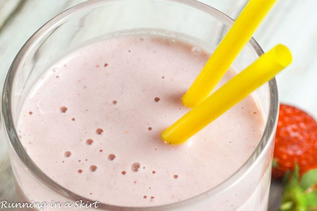 Hummingbird Drink Smoothie close up.