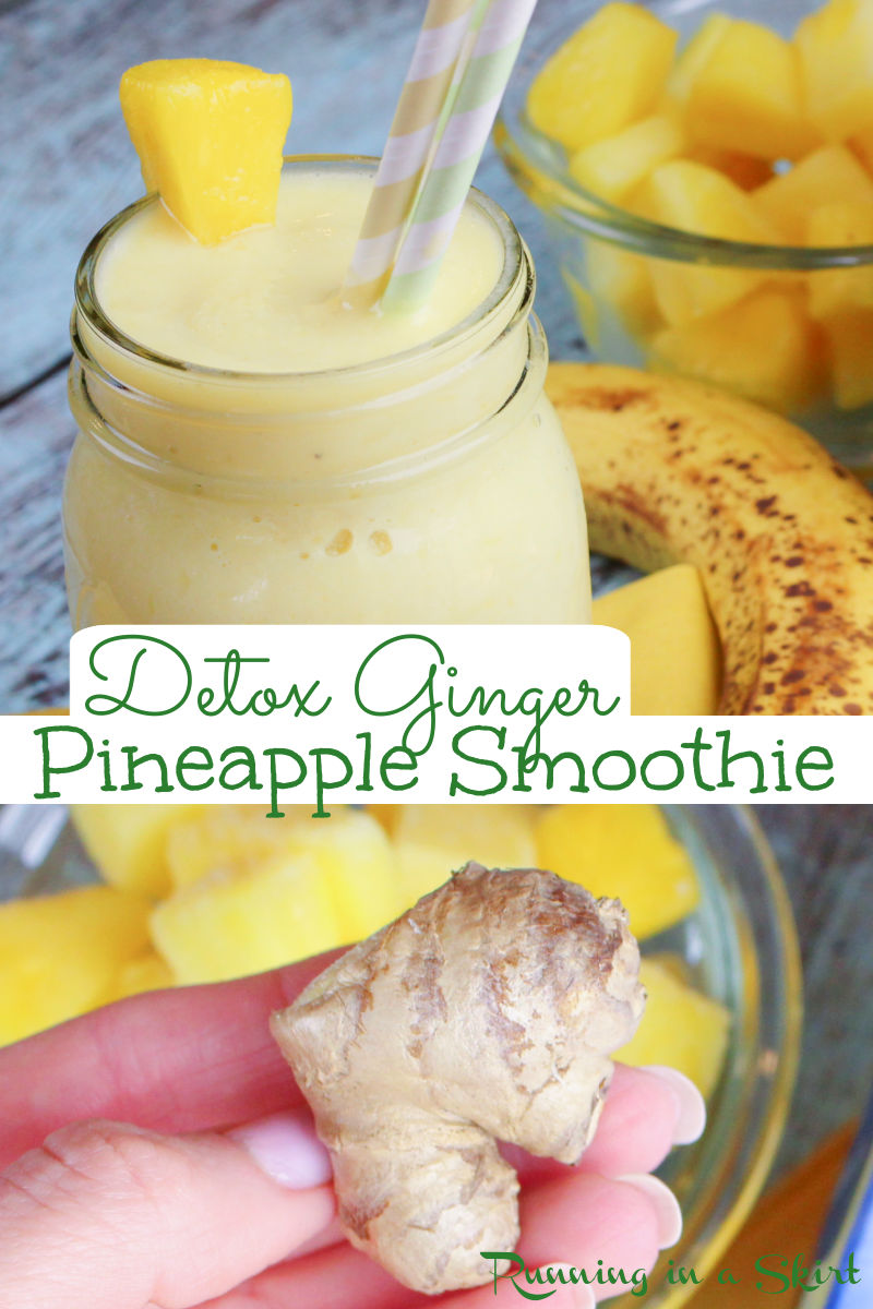 Pineapple Ginger Smoothie via @juliewunder