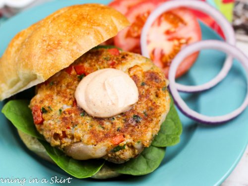 Shrimp Burger Recipe with Creole Spices