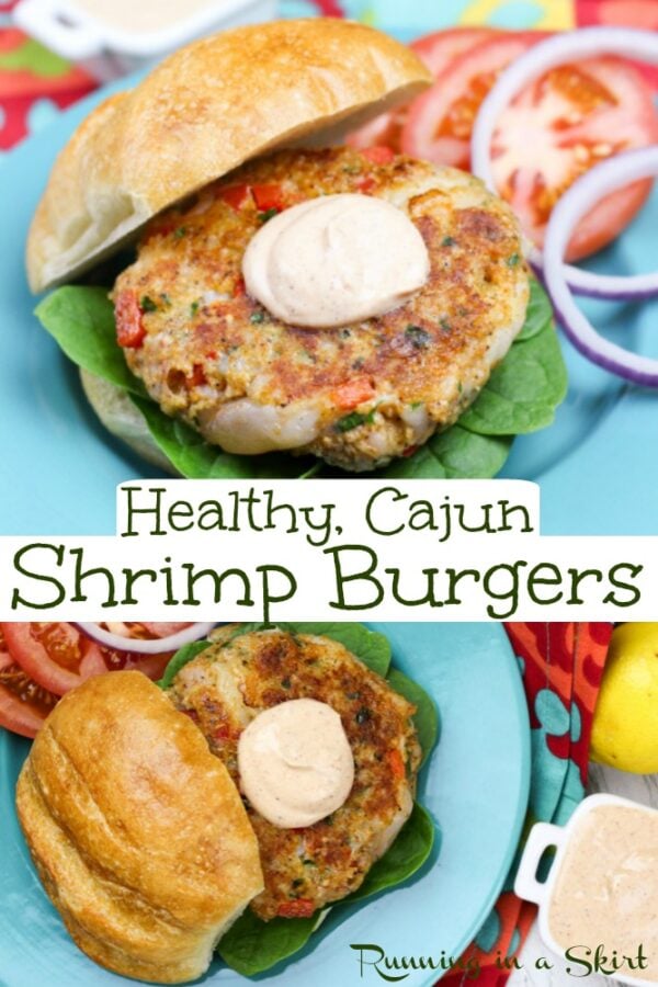 Cajun Shrimp Burger Recipe « Running in a Skirt