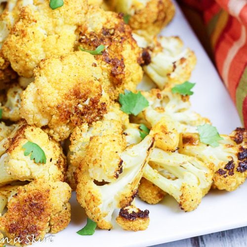 Roasted Cauliflower Curry Recipe - Healthy « Running in a Skirt