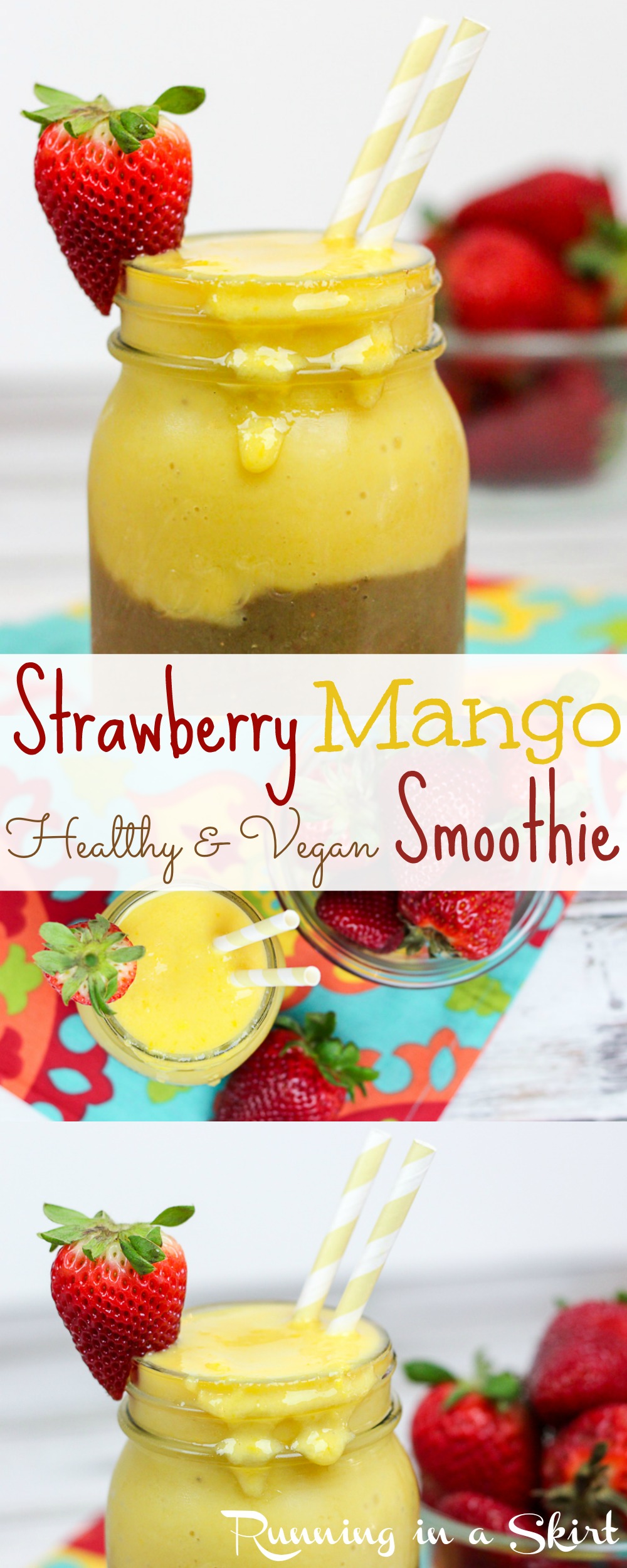 Healthy Strawberry and Mango Smoothie Recipe