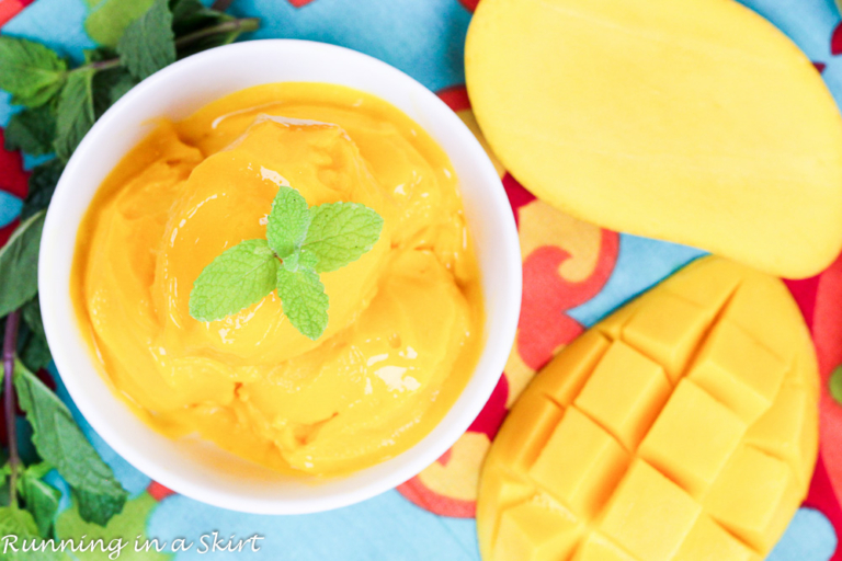 healthy mango sorbet recipe