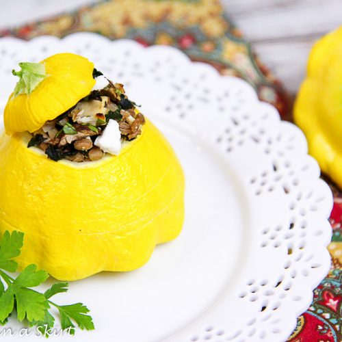 Stuffed Patty Pan Squash Recipe