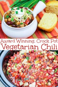 Award Winning Vegetarian Chili - Crock Pot