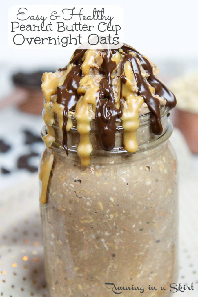 Peanut Butter Cup Overnight Oats Pin