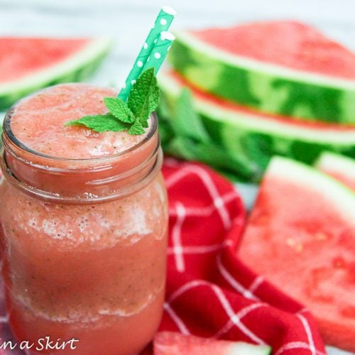 Watermelon Mint Smoothie recipe