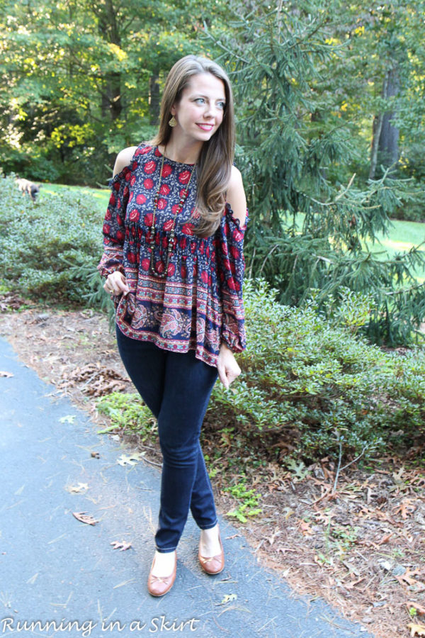 Weekly Happenings, Fashion Friday & Cold Shoulder Fall Boho Shirt ...