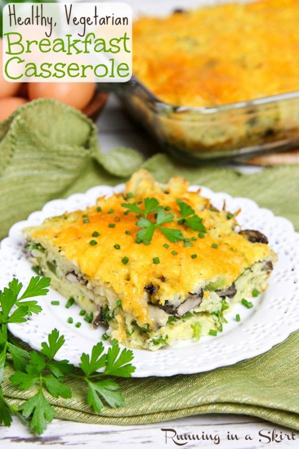 Healthy Vegetarian Breakfast Casserole