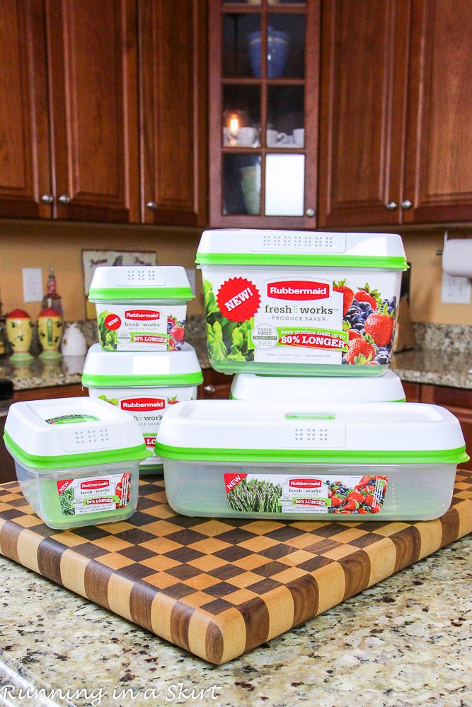 Keep Produce Fresh Longer with Rubbermaid FreshWorks Produce Savers - About  a Mom