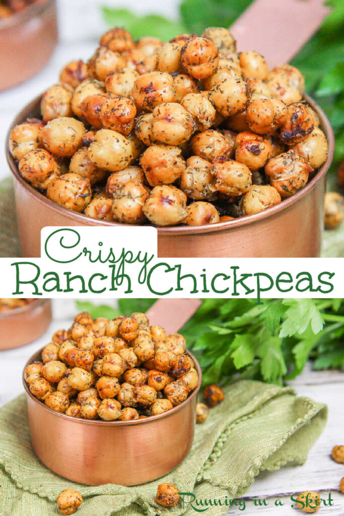 Garlic-Parsley Crispy Chickpeas