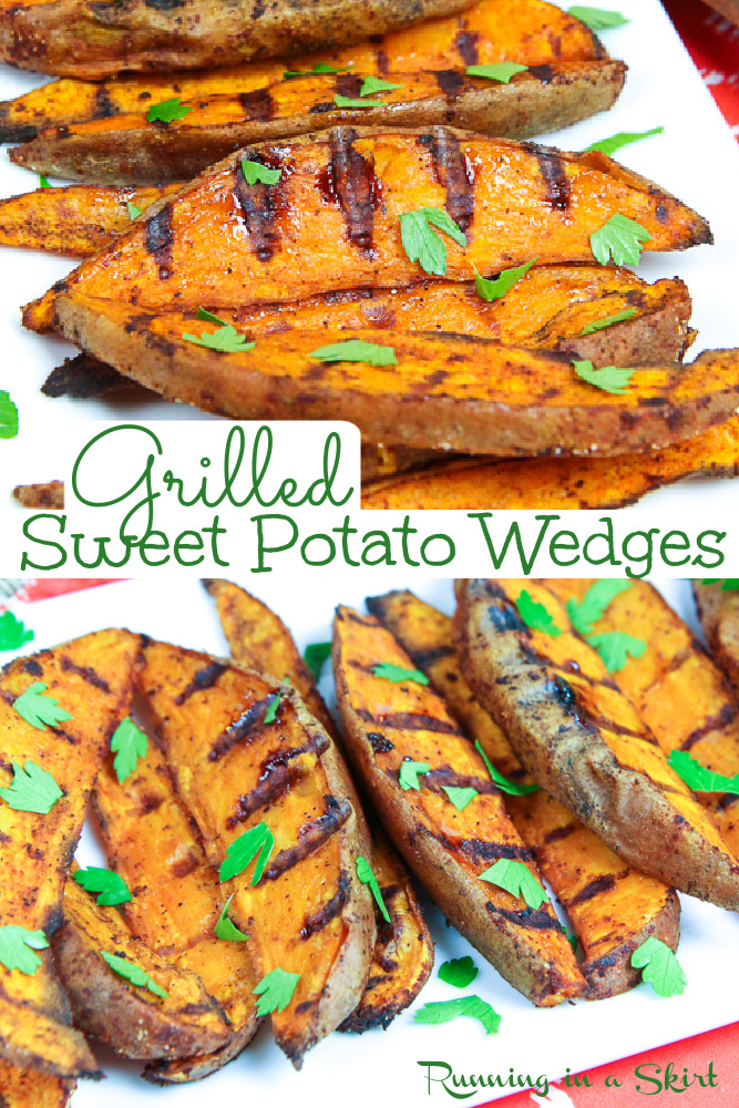 Southwest Grilled Sweet Potato Wedges -3 Ingredients« Running in a Skirt