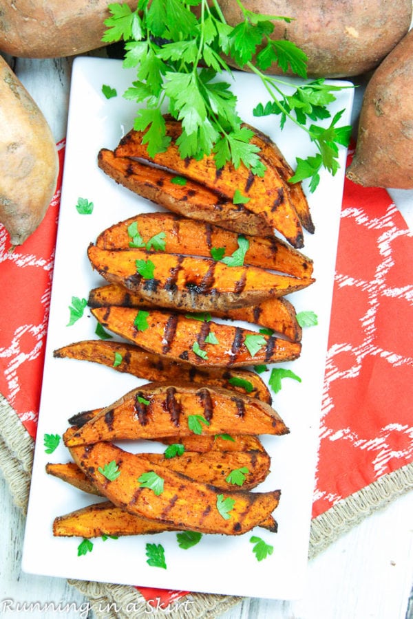 Southwest Grilled Sweet Potato Wedges -3 Ingredients« Running in a Skirt