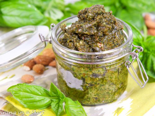 Homemade Basil Almond Pesto Recipe