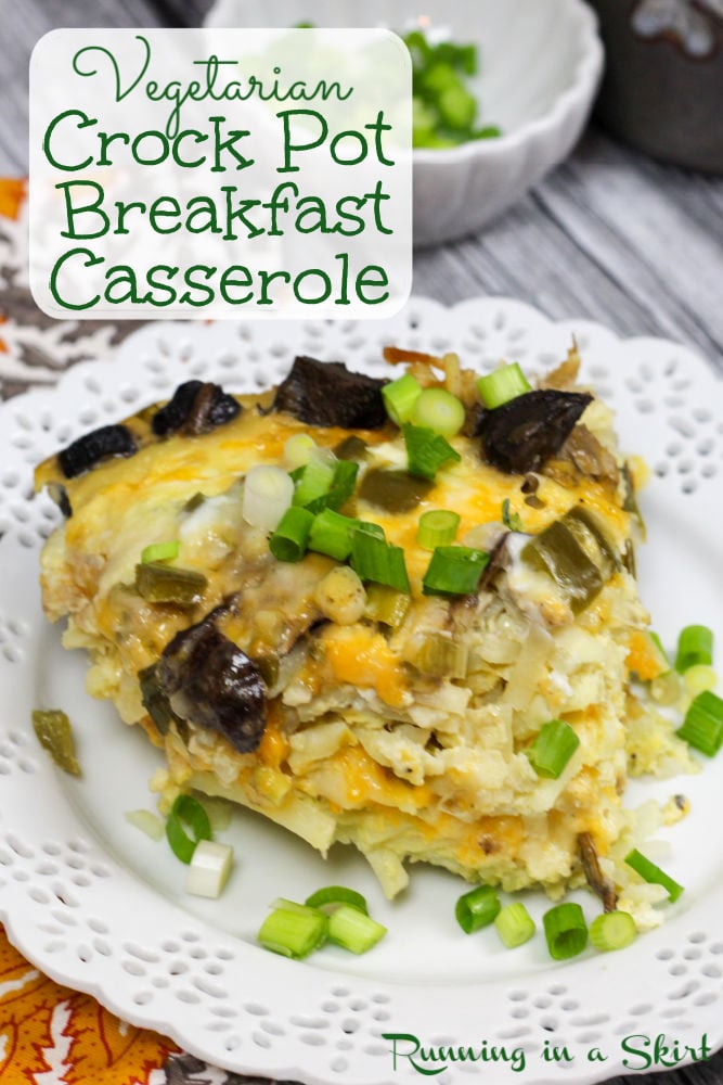 Crockpot Breakfast Casserole - Great for Meal Prep!