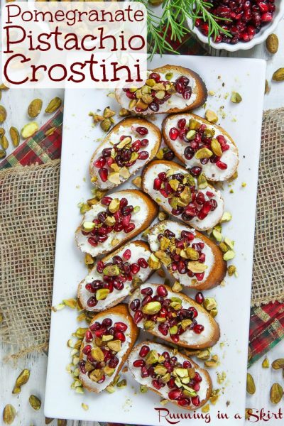 Pomegranate Crostini Recipe - Easy Christmas Appetizers « Running in a ...