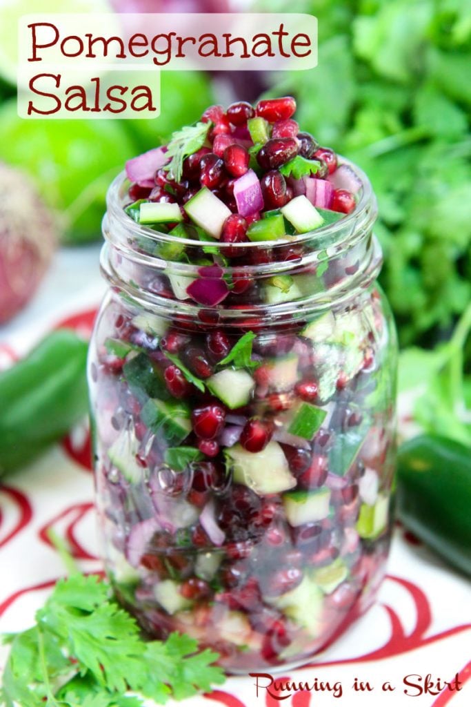 Pomegranate Salsa recipe Pinterest Pin