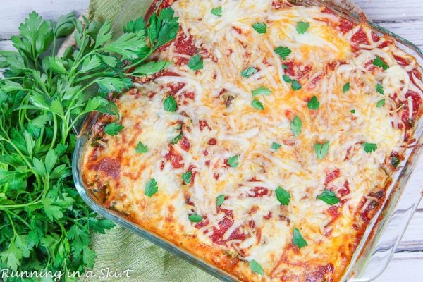 Baked Vegetarian Spaghetti Squash Casserole Recipe « Running in a Skirt