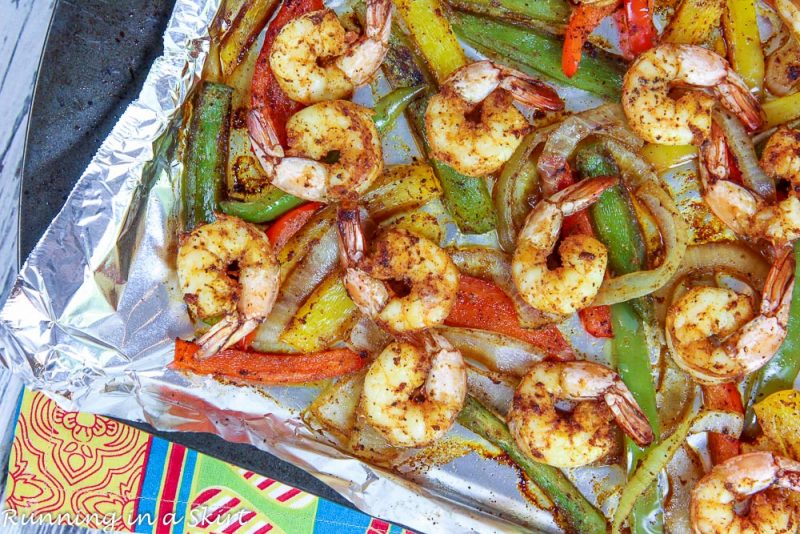 Sheet Pan Shrimp Fajitas - Quick & Easy « Running in a Skirt