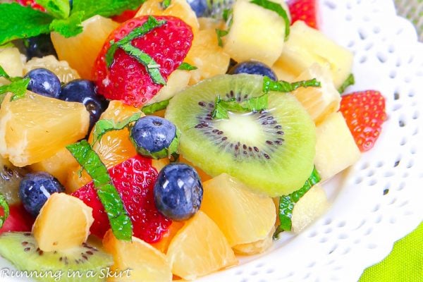 Honey Lime Rainbow Fruit Salad Recipe « Running In A Skirt