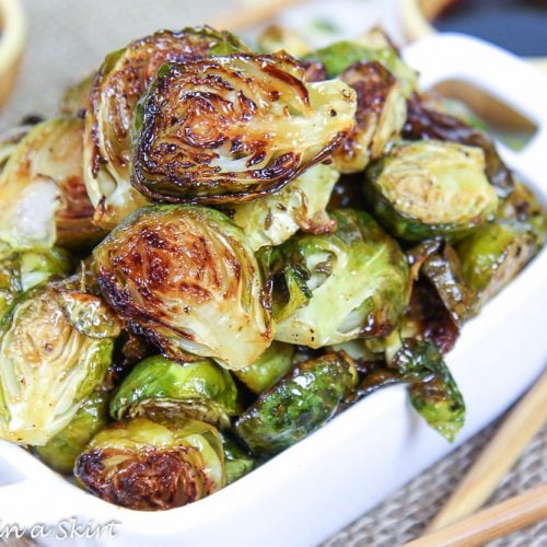 Easy Teriyaki Maple Glazed Brussels Sprouts 😋 #brusselsprouts #brusse