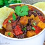 Sweet Potato Black Bean Chili Crock Pot Recipe