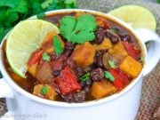 Sweet Potato Black Bean Chili Crock Pot Recipe