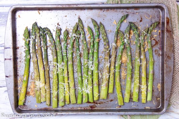 Garlic Parmesan Oven Roasted Asparagus Recipe « Running In A Skirt