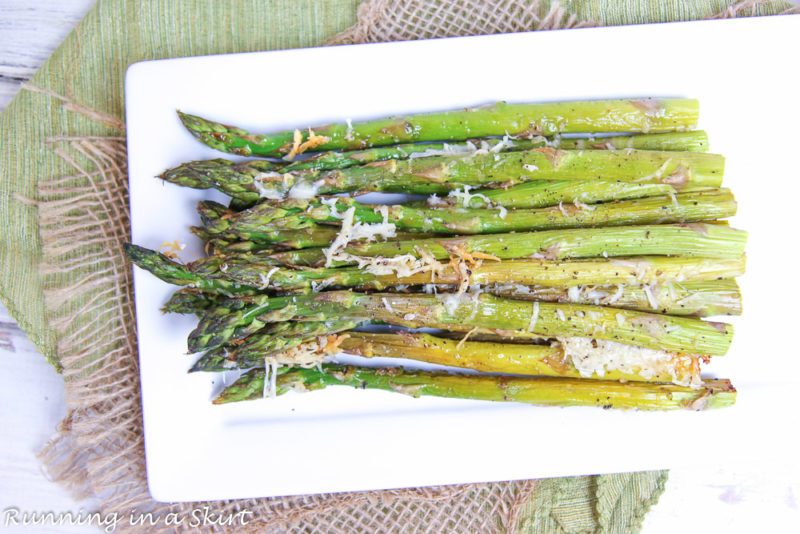 Garlic Parmesan Oven Roasted Asparagus Recipe « Running In A Skirt