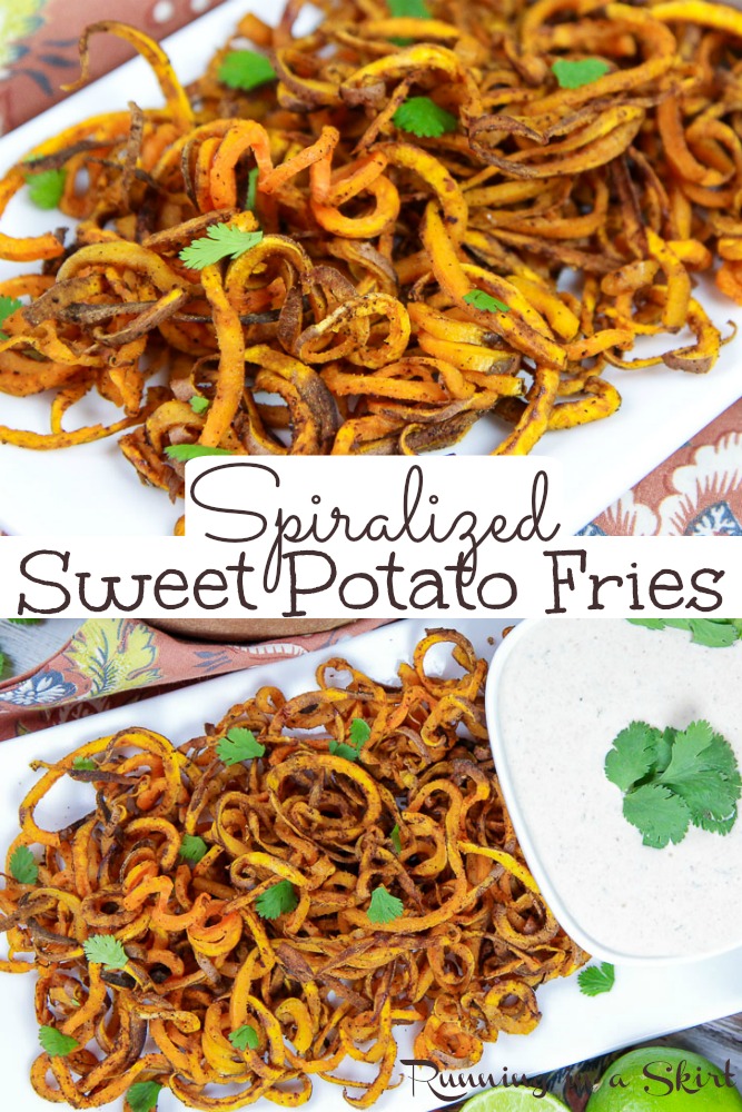 Crispy Spiralized Potatoes - Hint of Healthy