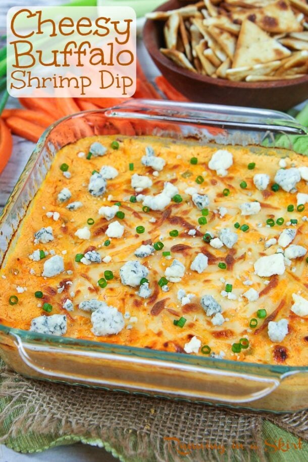 Best Buffalo Shrimp Dip recipe « Running in a Skirt