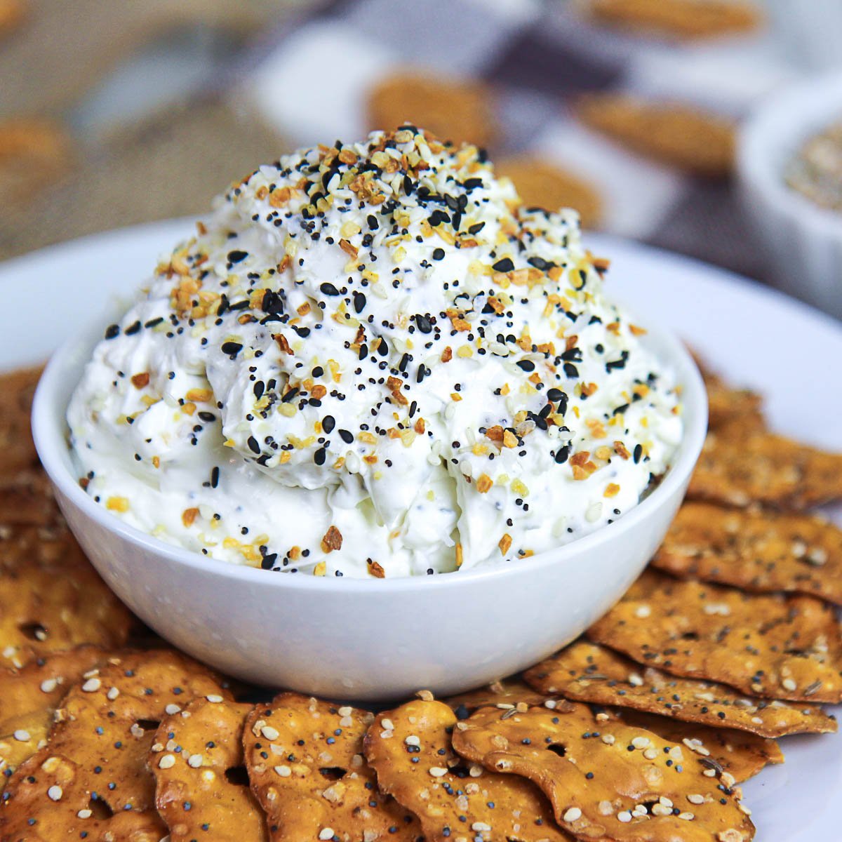 Everything Bagel Dip Recipe {Easy, Only 5 Ingredients!} - Key To