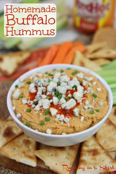 Buffalo Hummus recipe- only 5 ingredients « Running in a Skirt