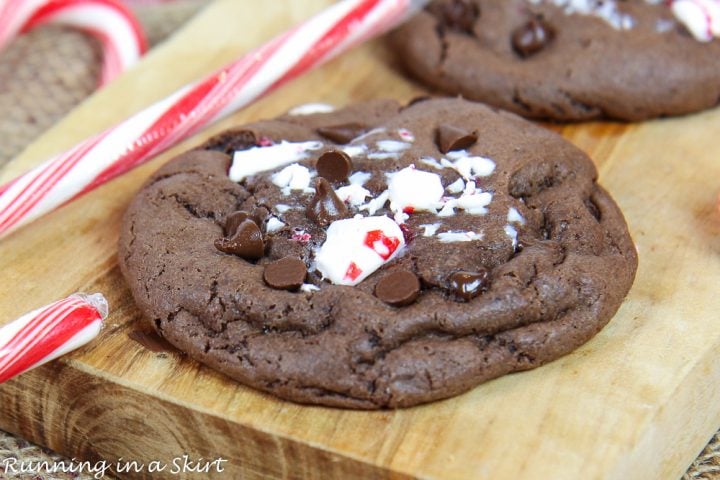 Peppermint Chocolate Cake Mix Cookies « Running in a Skirt