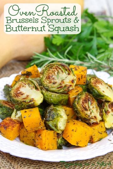 Roasted Brussels Sprouts and Butternut Squash « Running in a Skirt