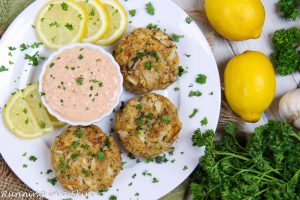 Healthy Broiled Crab Cakes - No Mayo! « Running in a Skirt