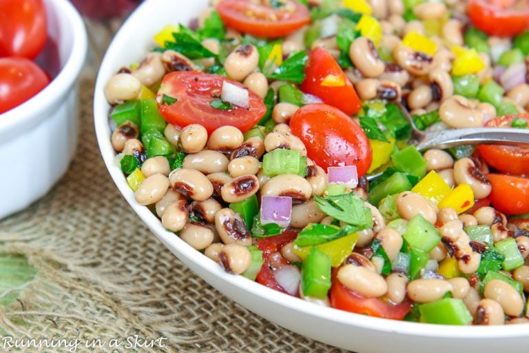 Black Eyed Pea Salad with Italian Dressing « Running in a Skirt