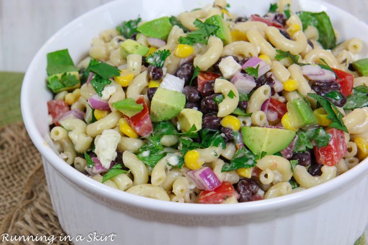 Mexican Macaroni Salad - Fresh & Healthy « Running In A Skirt