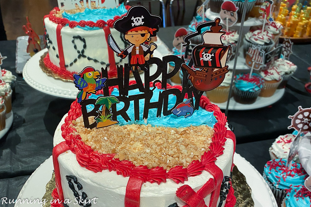 Birthday Cake And Smash Cakes For A First Birthday Pirate Party Arrrgggh  Eat The Cake Matey Before I Make Ya Walk The Plank - CakeCentral.com