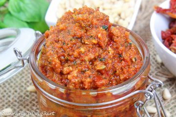 Sun Dried Tomato Pesto Recipe - Homemade « Running in a Skirt