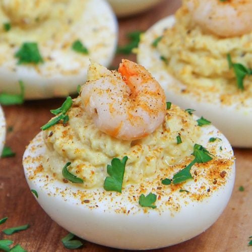 Shrimp Deviled Eggs with Old Bay « Running in a Skirt