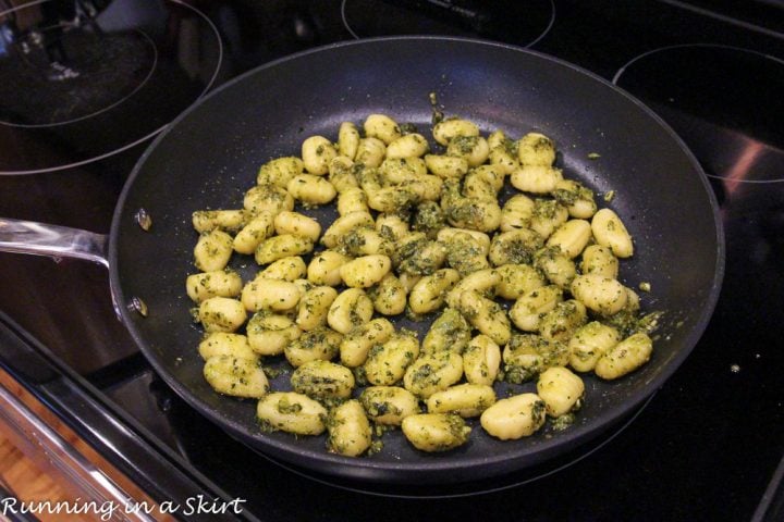 Gnocchi Pesto recipe - Healthy & Creamy! « Running in a Skirt